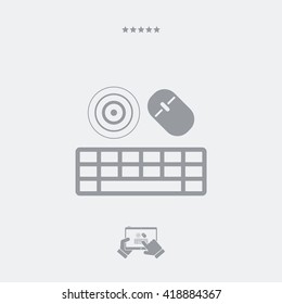 Wireless mouse and keyboard
