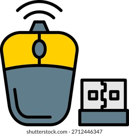 Vector de diseño de iconos Nuevos de ratón inalámbrico