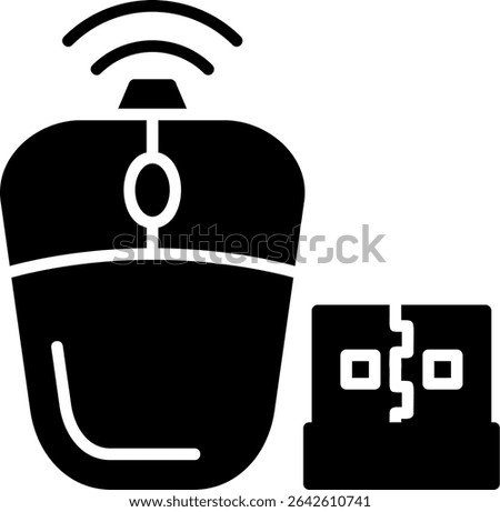 Wireless Mouse New Icons Design Vector