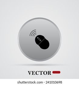 wireless mouse, vector, EPS 10