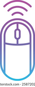 Wireless Mouse vector icon. Can be used for printing, mobile and web applications.