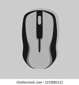 wireless mouse vector illustration, gaming mouse, working mouse