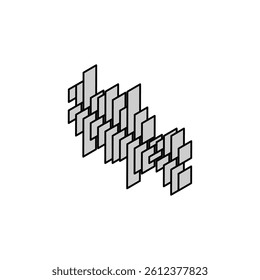 wireless music speaker isometric icon vector. wireless music speaker sign. isolated symbol illustration