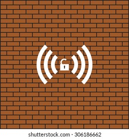 Wireless network access is open, unlocked. icon. vector design
