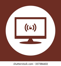Wireless network access is open, unlocked. icon. vector design