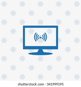 Wireless network access is open, unlocked. icon. vector design