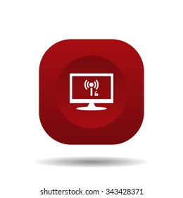 Wireless network access is open, unlocked. icon. vector design