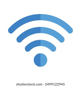 Wireless Network Flat Icon Design For Personal nad Commercial Use