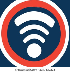  icono de red inalámbrica. ondas de radio que se abren en la dirección de salida cuando se conectan a una red inalámbrica.