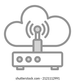wireless network Icon. User interface Vector Illustration, As a Simple Vector Sign and Trendy Symbol in Line Art Style, for Design and Websites, or Mobile Apps,