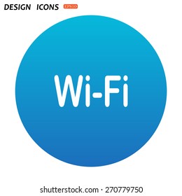 The wireless network. icon. vector design