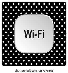 The wireless network. icon. vector design
