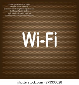 The wireless network. icon. vector design