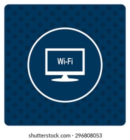 The wireless network. icon. vector design