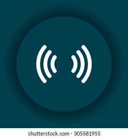 The wireless network. icon. vector design