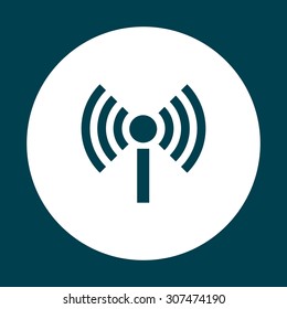 The wireless network. icon. vector design