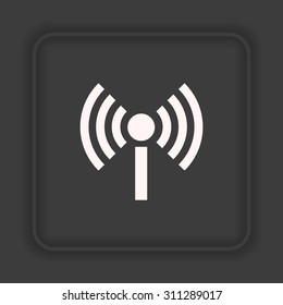 The wireless network. icon. vector design