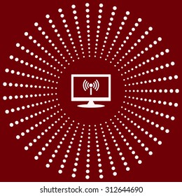 The wireless network. icon. vector design