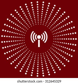 The wireless network. icon. vector design