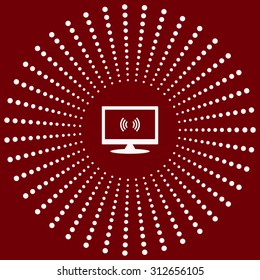 The wireless network. icon. vector design