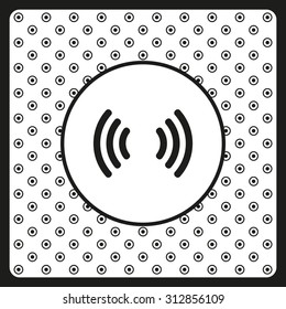 The wireless network. icon. vector design