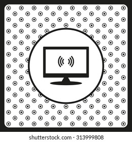 The wireless network. icon. vector design