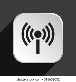 The wireless network. icon. vector design