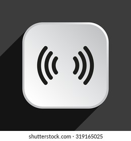 The wireless network. icon. vector design