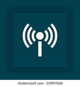 The wireless network. icon. vector design