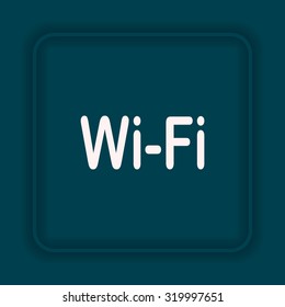 The wireless network. icon. vector design