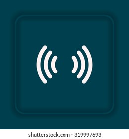 The wireless network. icon. vector design