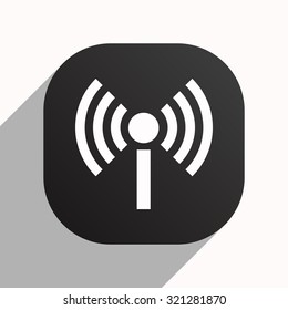 The wireless network. icon. vector design