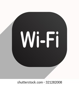 The wireless network. icon. vector design