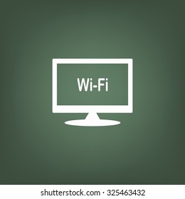 The wireless network. icon. vector design