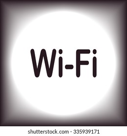 The wireless network. icon. vector design