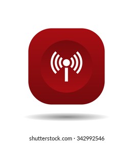 The wireless network. icon. vector design