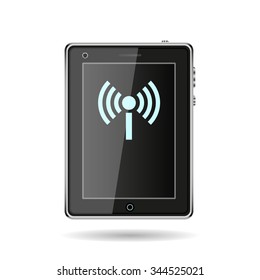 The wireless network. icon. vector design