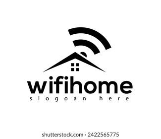 wireless network logo design template