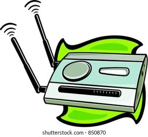 Wireless network router. Check my portfolio for many more images of this series.