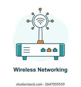 Símbolo de Rede Sem Fio, Ícone WiFi Online, Acesso à Internet, Sinal de Conectividade, Roteador de Banda Larga, Ícone de Conexão Sem Fio, Acesso Remoto