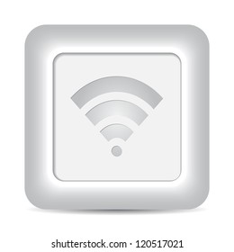 Wireless Network Symbol. vector