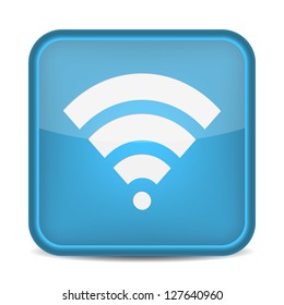 Wireless Network Symbol. vector
