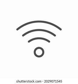 Wireless Network Symbol of wifi icon