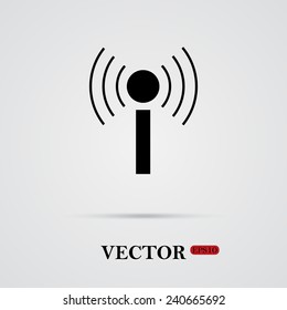 The wireless network , vector, EPS 10