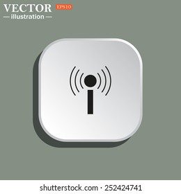 The wireless network , vector illustration, EPS 10