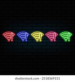 Wireless network without access isolated wall background 3D Model.