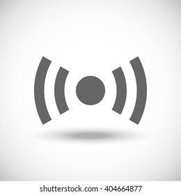 Wireless Network zone icon, vector