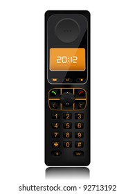 wireless phone on a white background
