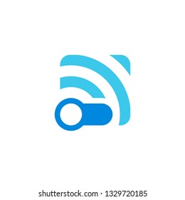 Wireless Power Logo Design Idea