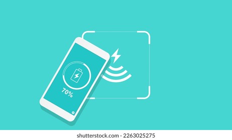 Wireless power transfer for mobile phone.